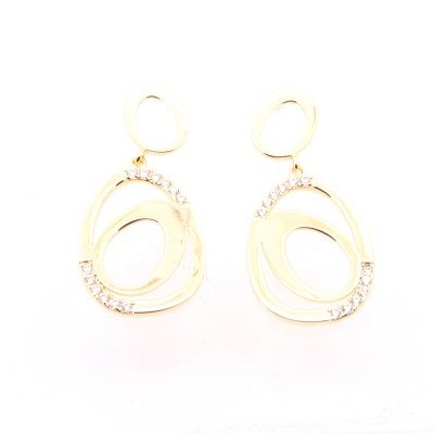 Orecchini Domar Gioielli Donna Dolù Bijoux orecchini in Ottone ipoallergenico Cubic Zirconia EZB125342 - EZB125342